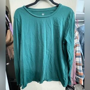 Dip Women's Teal Long Sleeve Top